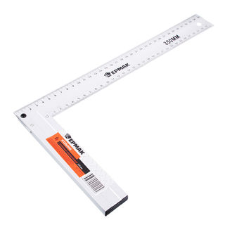 Угольник столярный ЕРМАК алюминиевый, 350мм