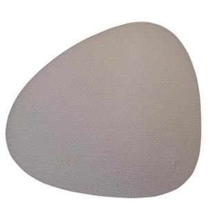 411004/421004 Подстановочная салфетка фигурная, теплый серый 37x44 см + подстаканник