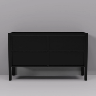 Тумба под раковину напольная Elisa 140 Черный дуб  AES14F78D000