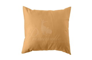 Наволочка из однотонного сатина на молнии бежевая, размер 52x74