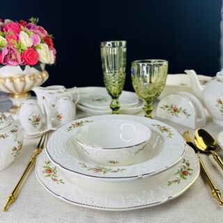 Обеденный сервиз 88пр. ДОМИНИКА в подарочной упаковке Фарфор арт. 205-389