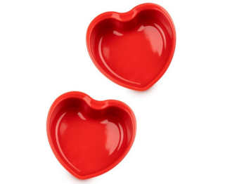 Набор из 2 форм для запекания Peugeot Heart "Сердце" 13,4х13,2см