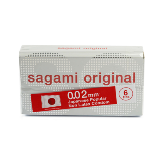 Презервативы полиуретановые Sagami Original 0.02 6 штук