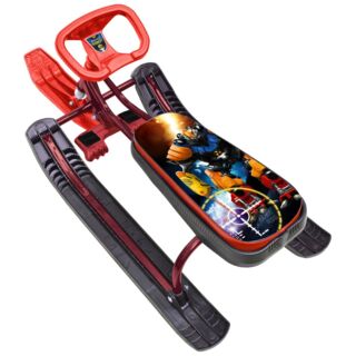 Снегокат "Тимка спорт 1" c роботом красный каркас ТС1+/P