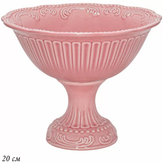 Фруктовница Lenardi на ножке 20 см  БАВАРИЯ в подарочной упаковке. Керамика, арт. 110463