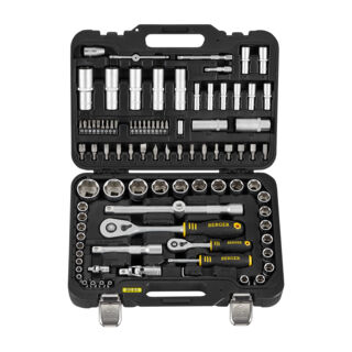 Универсальный набор инструментов BERGER 94 предмета ½” - ¼” «ВЕРДЕН» BG094-1214