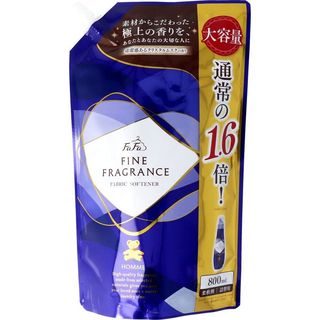 Кондиционер для белья Nissan FaFa с антистатическим эффектом и ароматом мускуса и бергамота, мягкая упаковка, 800 мл