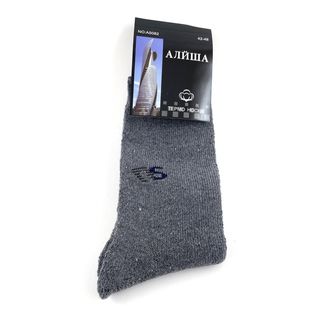 Мужские носки "АЛЙША" размер,42-48, термо, светло серые