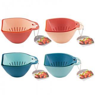 Набор дуршлаг и чаша для смешивания 16х14см, 14,5х13 см арт. 160-143