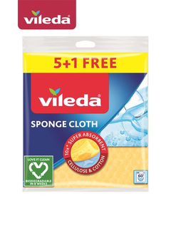 Салфетка Vileda губчатая, 5+1шт