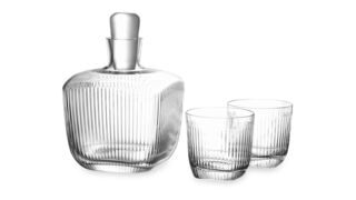 Набор для виски Krosno Идеальная подача Джентельмен 3 предмета, штоф 1 л, стакан 200 мл 2 шт, п/к