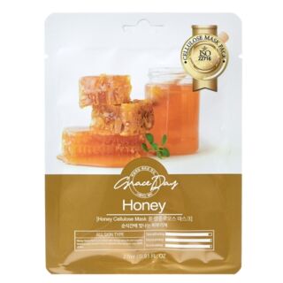 653199 "Grace Day" traditional oriental mask sheet Honey Питательная тканевая маска для лица с экстрактом меда 27мл 1/600