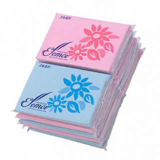 011120 "Kami Shodji" "ELLEMOI" Бумажные двухслойные салфетки (платочки) 10 шт.  1/600
