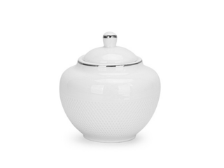 14087 FISSMAN Сахарница 210 мл PLATINUM (фарфор)