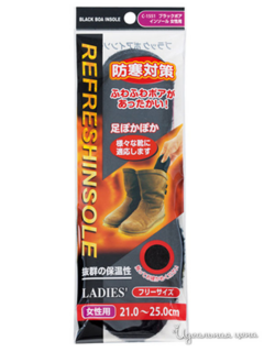 015512 "FUDO KAGAKU" Женские зимние стельки из искусственного меха 21-25 см., 1/288