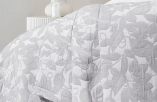 Покрывало Seline светло серый