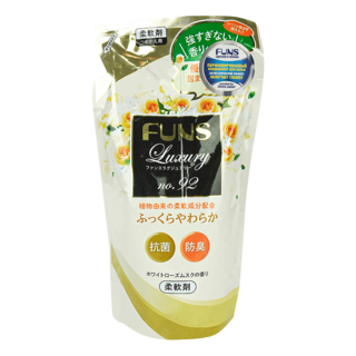 Кондиционер для белья FUNS ЗБ с антибактериальным эффектом и ароматом белой розы и жасмина, 480мл