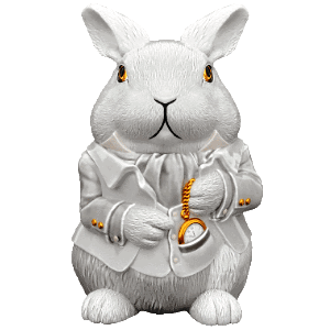 Чай Hilltop Заяц-часовщик, керамическая чайница, 50 гр