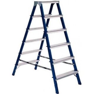 Стремянка 2х сторонняя 6 ступеней стальная 2х6 ст