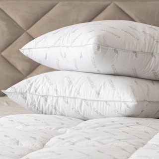 Подушка для сна Kariguz Basic "Облепиха" средняя жесткость, 68х68 см