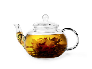 6535 FISSMAN Чайник заварочный 800мл со стальным фильтром (стекло)