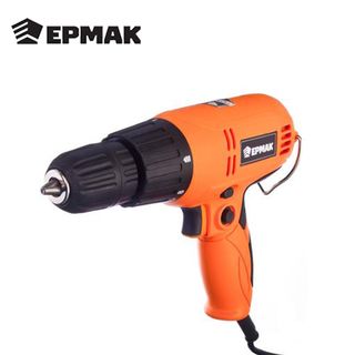 Дрель-шуруповерт ЕРМАК электрическая ДШЭ-10/400, 400 Вт, 0-750 об/мин