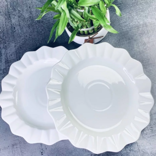 Набор Lenardi из 6 тарелок 23,5см BAMBOO в подарочной упаковке. Фарфор, арт. 140-017