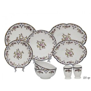Обеденный сервиз 28пр. в подарочной упаковке Фарфор арт. 214-003