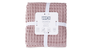 Набор полотенец WO HOME VALENCIA 50х70 см, 2 шт, хлопок, бежево-розовый, п/к