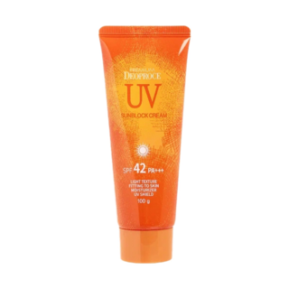 314449 "DEOPROCE" Солнцезащитный крем с фактором защиты SPF42 PA+++  100 г 1/140