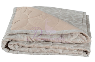 Одеяло-покрывало Organic Cotton светло-кофейный, размер 150x220