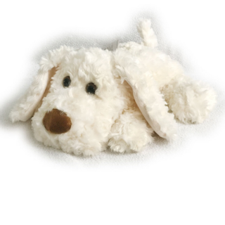 Собака "Hugo White", 40см