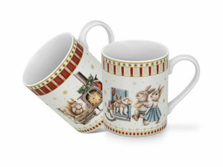 13748 FISSMAN Набор из 2 кружек MIRACLE 360 мл (фарфор)