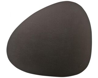 411002/421002 Подстановочная салфетка фигурная, коричневый 37x44 см + подстаканник