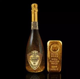 Безалкогольный напиток от LUSSORY ЗОЛОТОЕ ИГРИСТОЕ ВИНО ПРЕМИУМ