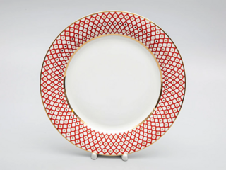 Тарелка плоская  Императорский фарфоровый завод 270 мм форма Стандартная-2 рисунок Скарлетт 2