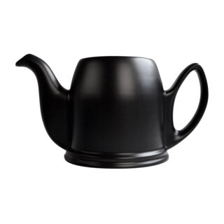 SALAM Mat Black - Чайник заварочный на 2 чашки без крышки фарфор черный