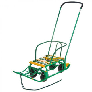 Санки Тимка 5  Универсал с колесом 1/10 Т5У/ОЛ оливковый