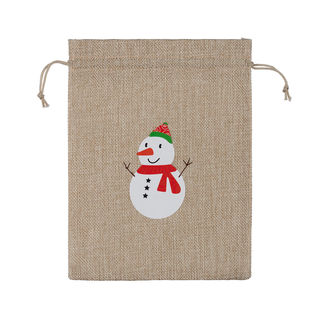 Подарочный мешочек Stilerra BAGN-4L снеговик, 17 x 23 см