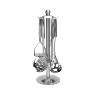 1210 FISSMAN Набор кухонных инструментов BERGAMO 6 пр. (нерж.сталь)