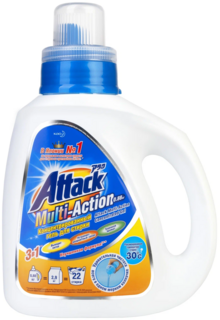 Концентрированный гель для стирки ATTACK Multi-Action  0,88 кг
