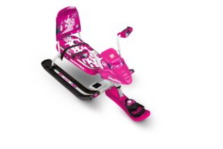 Снегокат "Ника Snowpatrol" Snowpatrol  розовый (белый каркас) СНД-2/SP2