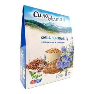 Каша Сила Алтая очищающая с добавлением муки семян льна