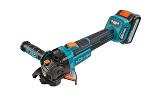 CAG18125BLE УШМ аккумуляторная б/щ Sturm!, 18В, 1BatterySystem, 125мм, плавн пуск, 1х4Ач,кейс