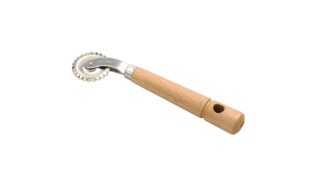 Нож роликовый для пасты, печенья Eppicotispai 17,5 см изогнутый, алюминий