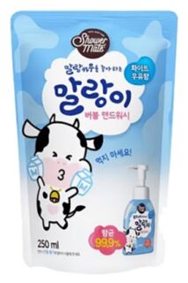 331293 "Shower Mate" Пенное мыло для рук "Нежное молоко" (мэу) 250 мл 1/18