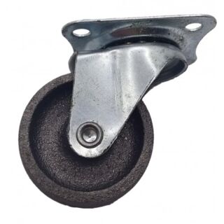 Колесо поворотное 50мм термостойкое чугун, сталь Scss 25