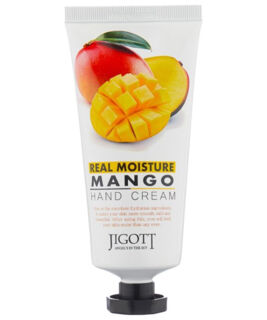 280795 "Jigott" Real Moisture Mango Hand Cream Увлажняющий крем для рук с экстрактом манго 100 мл 1/100