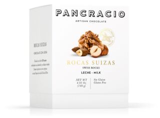 Конфеты Pancracio из дробленых орехов с молочным шоколадом (Swiss Rocks with milk choco) 140г