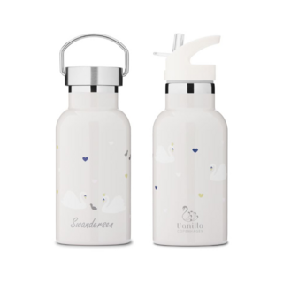 Бутылка-термос для напитков Vanilla Copenhagen "Swandersen", светло-серая, 350 мл